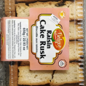 Deluxe Raisin Cake Rusk 650g
