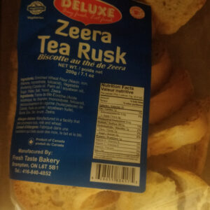 Deluxe Zeera Tea Rusk 200g